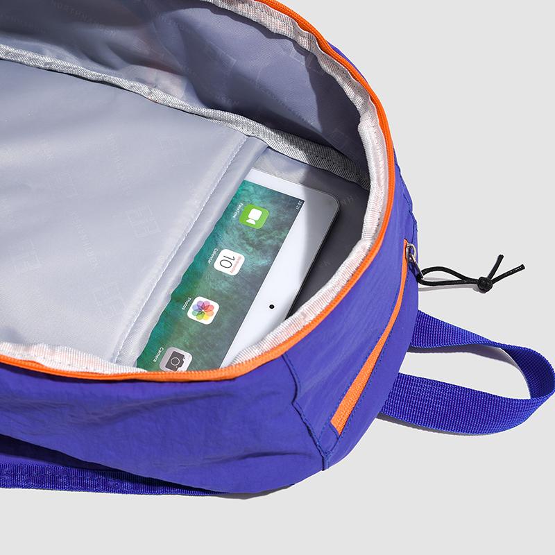 Lightweight Nylon Backpack for Women Men Casual Colorblock School Bag Outdoor Travel Pack