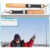 60cm H Action 2 Section Carbon Fiber Spinning Fishing Rod Shrimp Rods Ice Winter Fishing Pole Pros Accessories Kids River Tackle 260319
