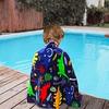 Cute Dinosaurs Beach Towel for Family Staff Friends Gift Towel Quick-Dry Towel For Bath Yoga Tourism Beach GYM Camping Swimming