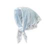 Pastoral French Lace Triangle Hair Scarf and Headband for Spring Outings