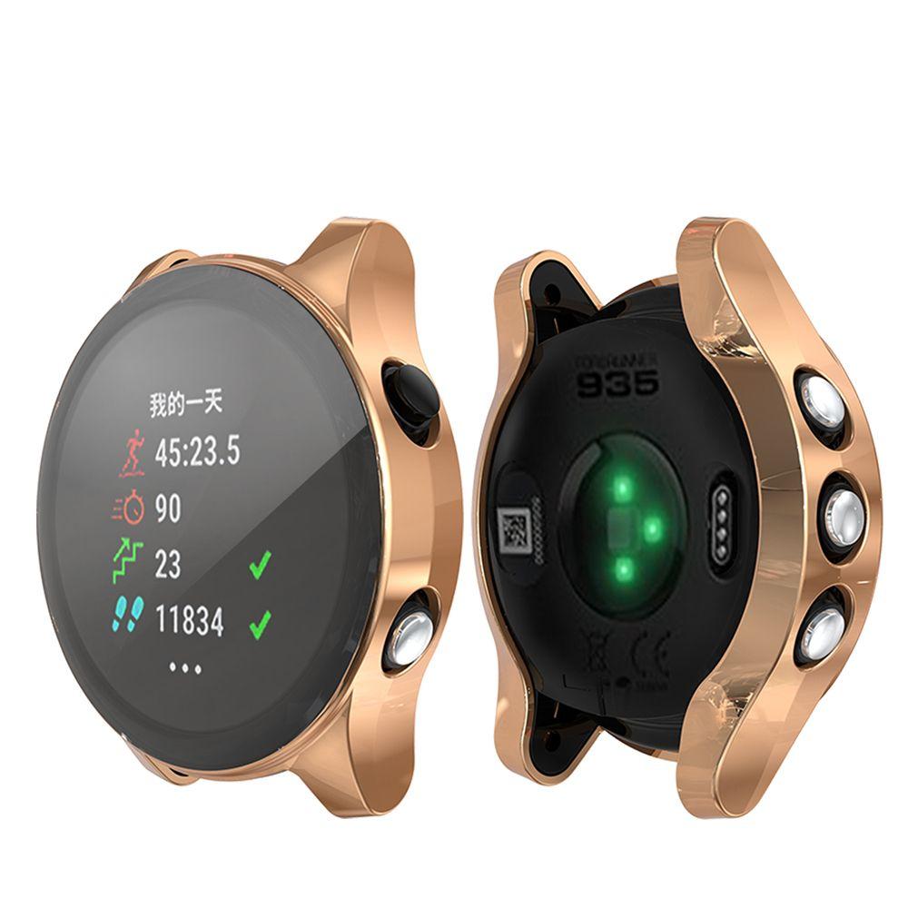 Anti Scratch Electroplated Silicone Shell Protective Cover TPU Watch Case Screen Film Touch