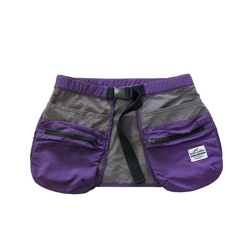 Multi Pocket Zipper Waistband, Apron, Waist Bag, Comfortable Multifunctional, Niche Tourism, Sports, Fitness, Cycling, Fishing Other
