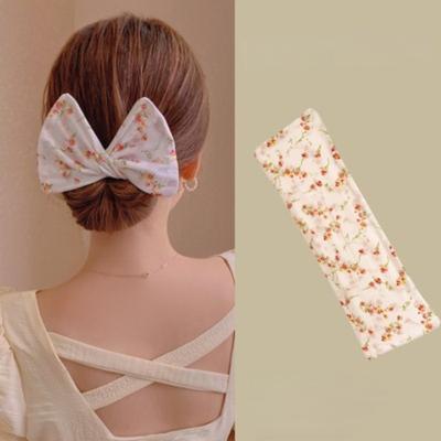 Fascia per capelli con stampa multicolore Deft Bun per donne e ragazze, in tessuto, per capelli, con fermaglio per coda di cavallo, accessori per capelli intrecciati
