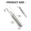 Pack of 2 Metal Tube Shaped Food Grade Teas Filter 304 Stainless Steels Pipes Teas Diffuser For Spices Hot Beverages