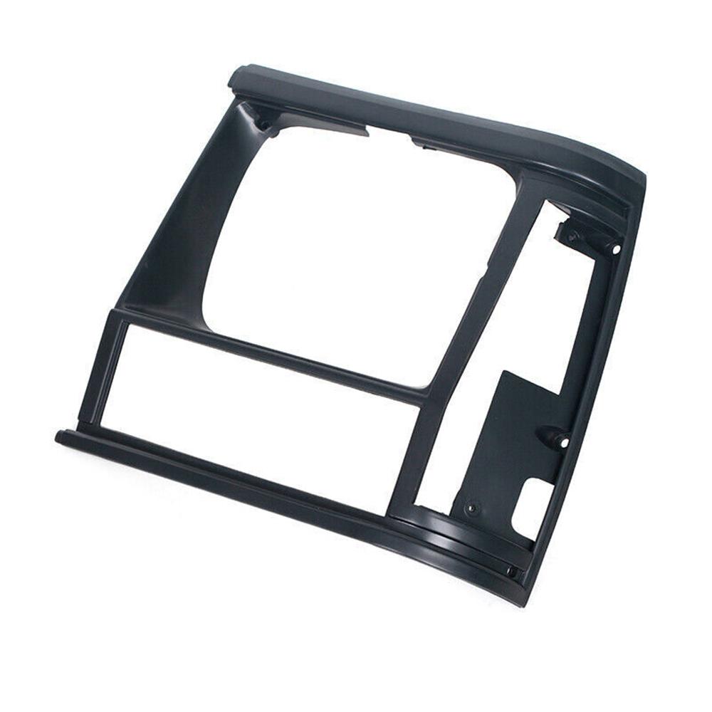 2KS Černý rámeček světlometu pro Jeep Cherokee Comanche Pickup Truck 1991-1996