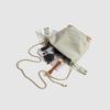 Flower Shadow Cloud Xi Bucket Bag Women's Niche Designer Shoulder Bag Ins Crossbody Bag Chain Bag