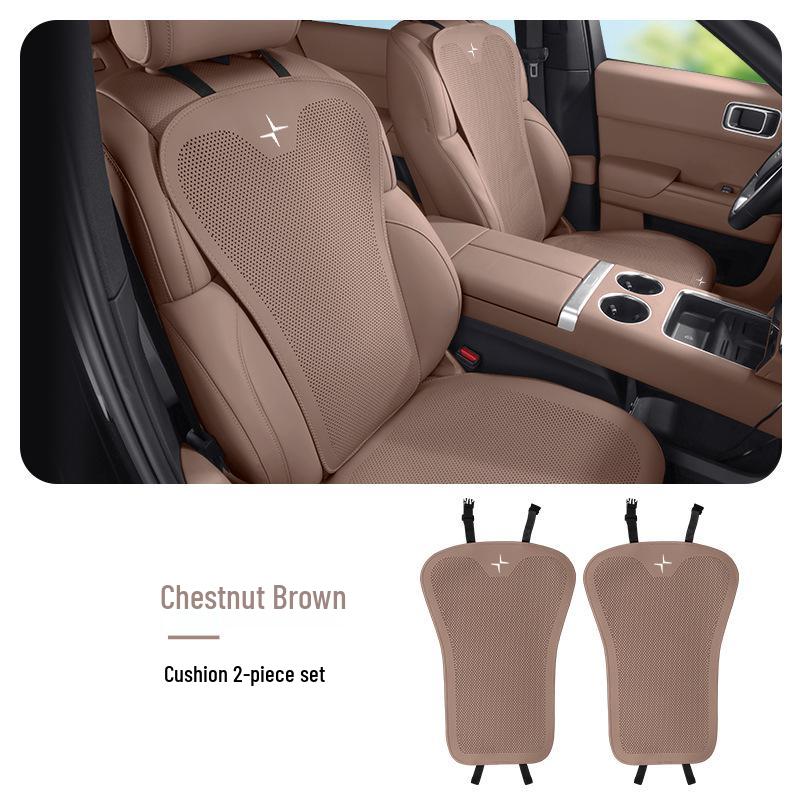 Ventilated, breathable seat cushion for Polestar 1-4 & 6: ultra-thin, all-season comfort.