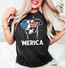 Whippet 'Merica Shirt , 4th of July Whippet Tee , Patriotic Whippet Shirt , USA