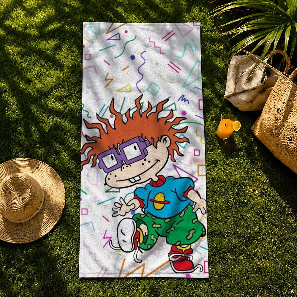 Cartoon R-Rugrats Towel Towel beach towel, quick drying absorbent bath towel for Swim,Gym,Camping,Outdoor hot