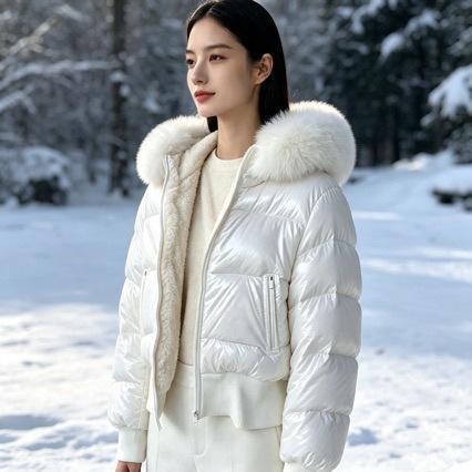 Small waist slim fit versatile women's short cotton clothes trendy down cotton clothes jacket new winter