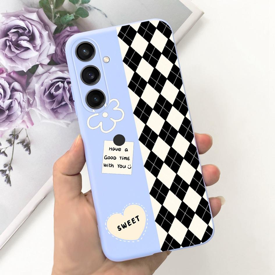 For Cover Samsung Galaxy A15 Phone Case Fashion Pattern Soft Silicone Cover For Samsung A15 Hoesje A 15 GalaxyA15 SM-A155F Funda