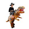 Patrick Star Clown Riding Dinosaur Inflatable Costume - Halloween Edition