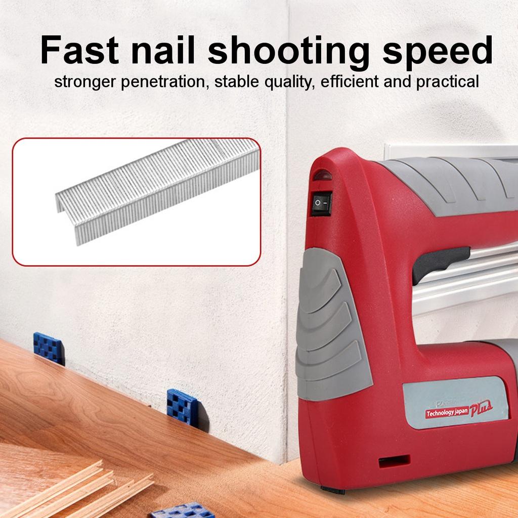 Electric Nailer Gun Stapler Furniture Staple Guns USB Rechargeable Lithium Battery for Frame Woodworking Power Tools 4.2V