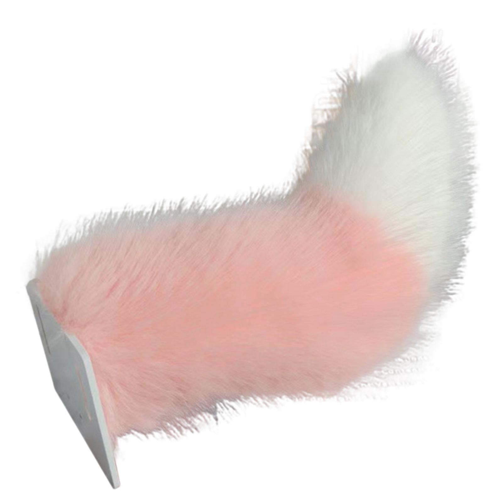 

Voice Activated Plush Car Tail Decoration Dual Control Dynamics Wagging Cute Fuzzy Tail Car Decoration Wagging Cosplay розовый