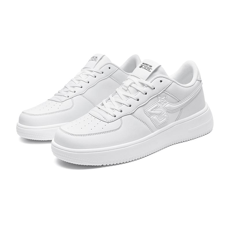 

TUINANLE Мужские модные кроссовки для скейтбординга Весенние удобные нескользящие повседневные кроссовки на шнуровке для женщин Ретро обувь для активного отдыха на открытом воздухе Спортивная обувь 44 белый