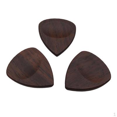 3 Acoustic Electric Guitar Bass Picks Plectrum Finger Pick 0.1inch