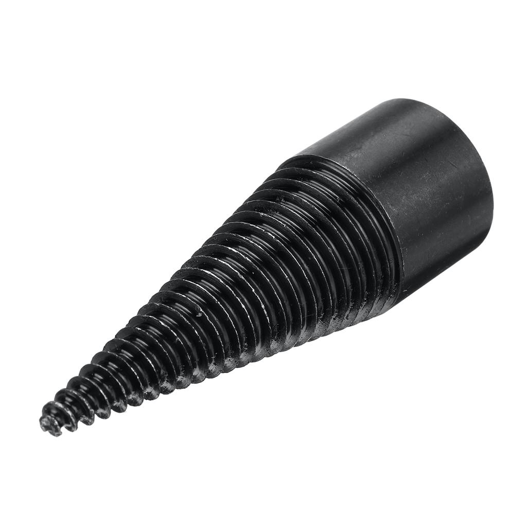 4Pcs 32/42mm Firewood Splitter Drill Bit Round/Hex/Triangle Shank Wood Cone Reamer Punch Driver Step Drill Bit Woodworking Tool