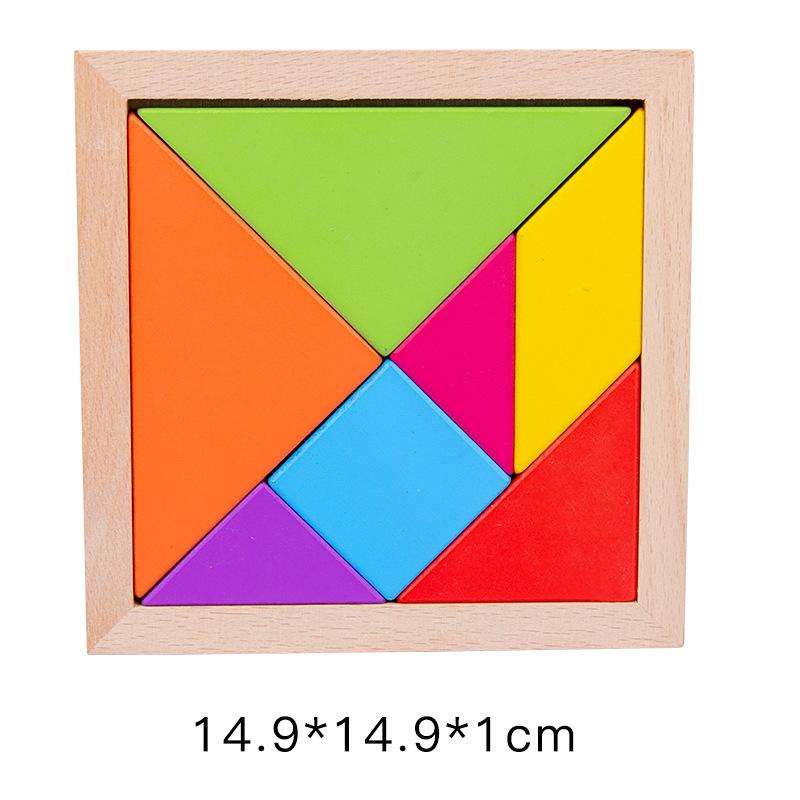 Puzzle Tangram Dla Pierwszoklasistów Rozpoczynających Szkołę Przedszkole Zabawka do Wczesnej Edukacji