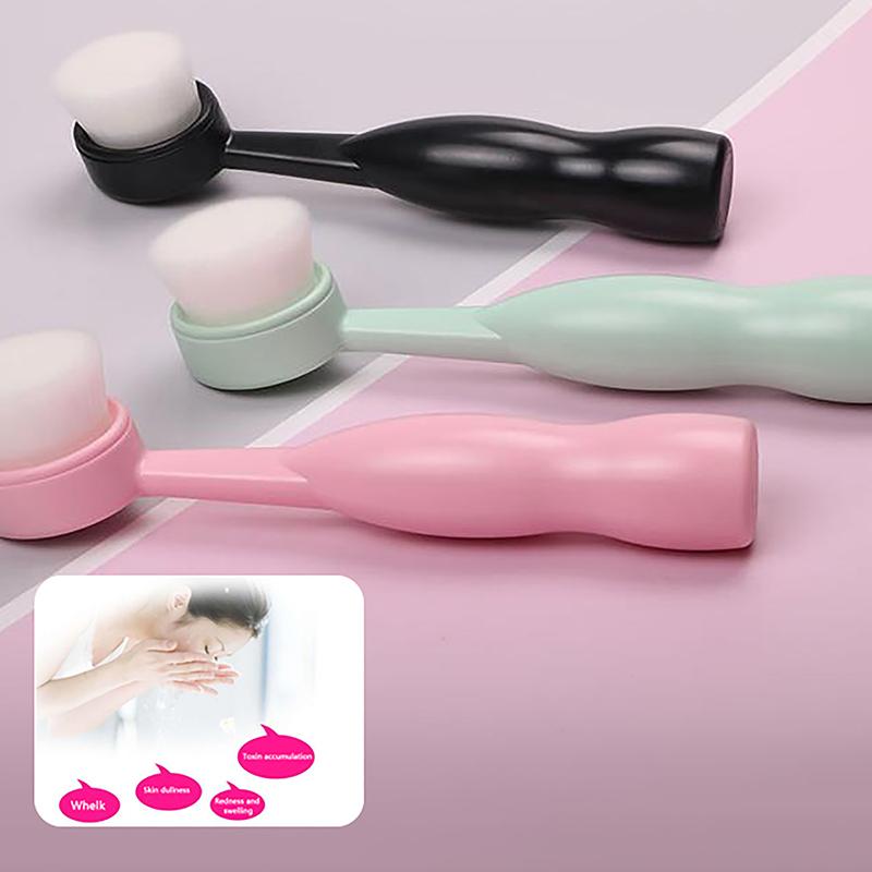 Abs Facial Brush Deep Cleanser Blackhead Pore Exfoliating Facial Massage Brush Portable Facial Skin Wash Tools