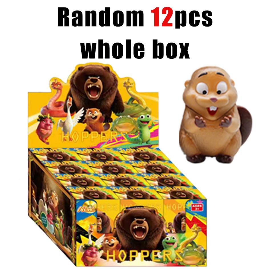 In stock  Beaver Transformation Plan Series  Figure Hoppers Action Figure Movie Model Toys Kids Gift Backpack decoration
