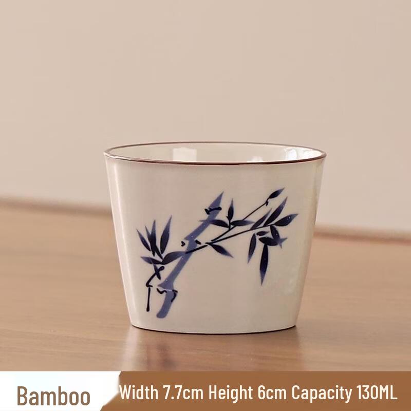 Royugo Ceramic Insulated Tea Mug with Handle