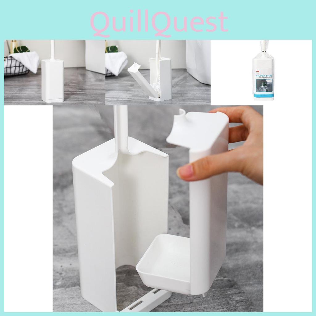 Japanese Km Plastic Toilet Brush Set Long Handle For Bathroom Maintenance