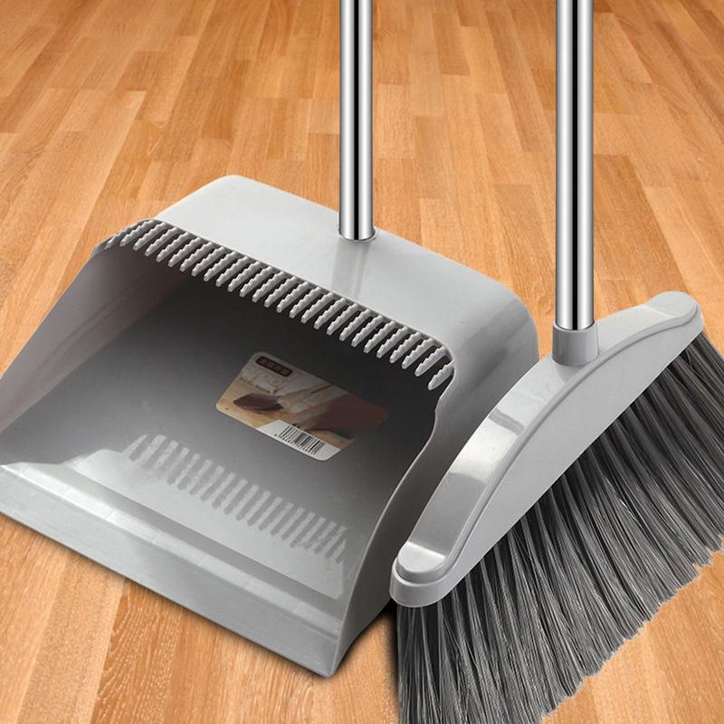 Broom set Household broom Dustpan set Brush head sweeping Individual sweep broom garbage shovel broom