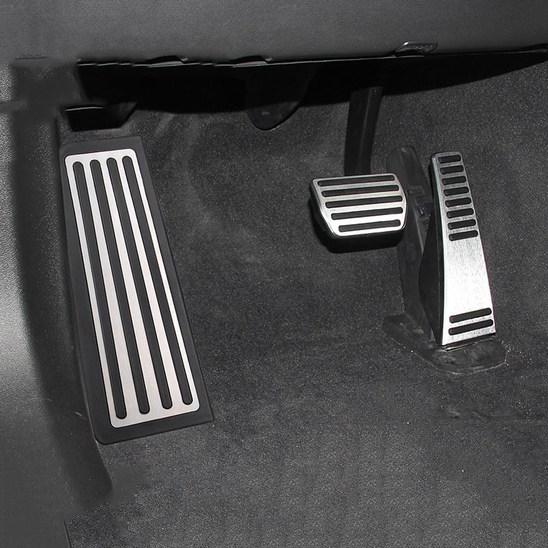 Für Volvo XC60 XC90 S90 V90 2018 – Edelstahl Auto Gaspedal Kraftstoffpedal Bremse Fußstütze Pedale Abdeckung Zubehör