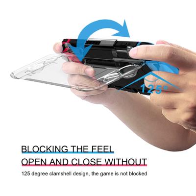 Funda Protectora Transparente Cubierta Protectora Completa Antigolpes Antiarañazos Carcasa Base de Fácil Inserción para Nintendo Switch