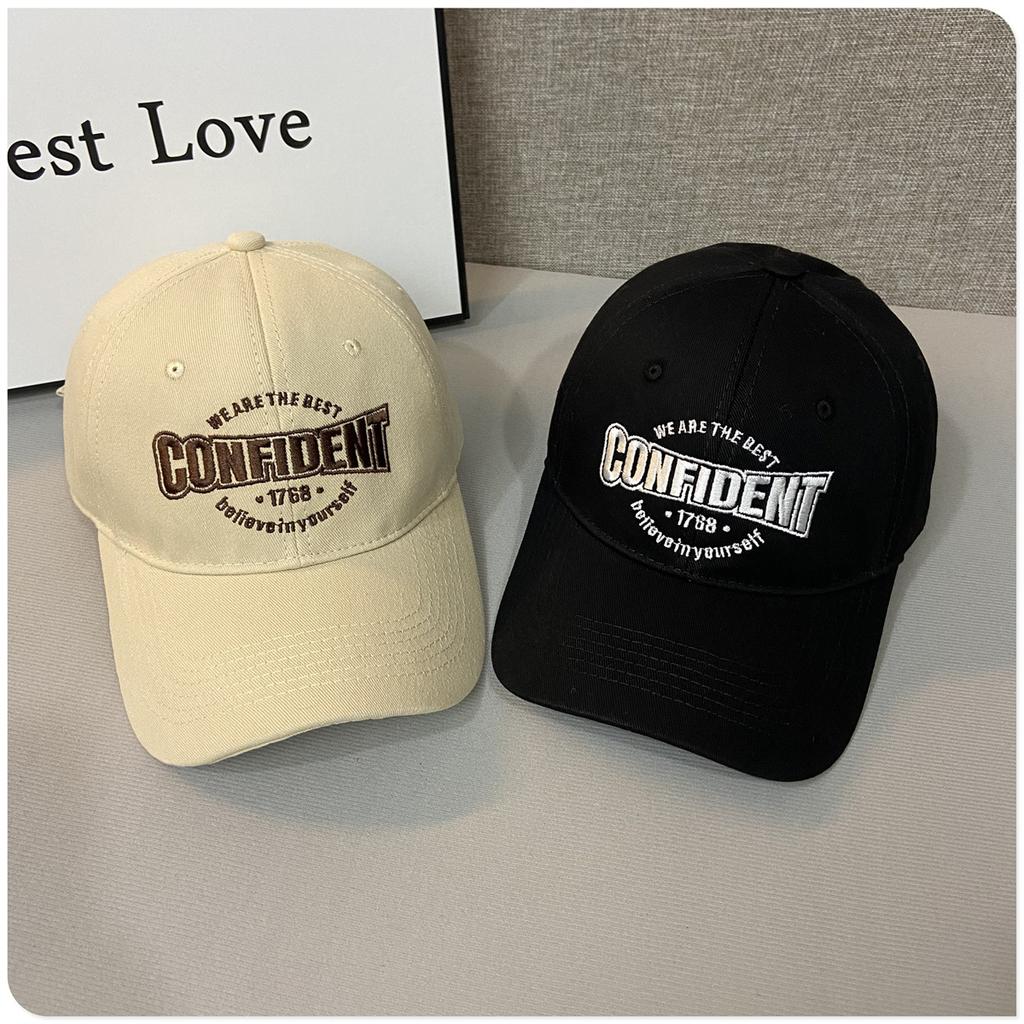 Semi-rigid Women's Cap, New Versatile and Stylish Baseball Cap for Spring and Summer, Korean Version Men's Duckbill Cap