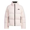 Dance Women's Short Stand Collar Down Jacket Pink White KQ5507