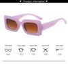 Rectangular Frame UV400 Sunglasses Outdoor Ultraviolet Eyewear for Men Women Vintage New Candy Color Square Sun Glasses Ladies