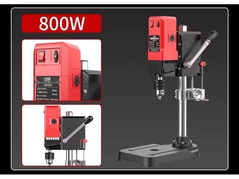 Multifunctional High-Power 220V Precision Bench Drill Press for Home and Industrial Use