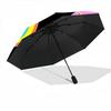 1pc Watermelon slices pattern Automatic Folding Umbrella - Portable Collapsible Design, 8-Rib Iron Frame, Durable Fabric yy251125083