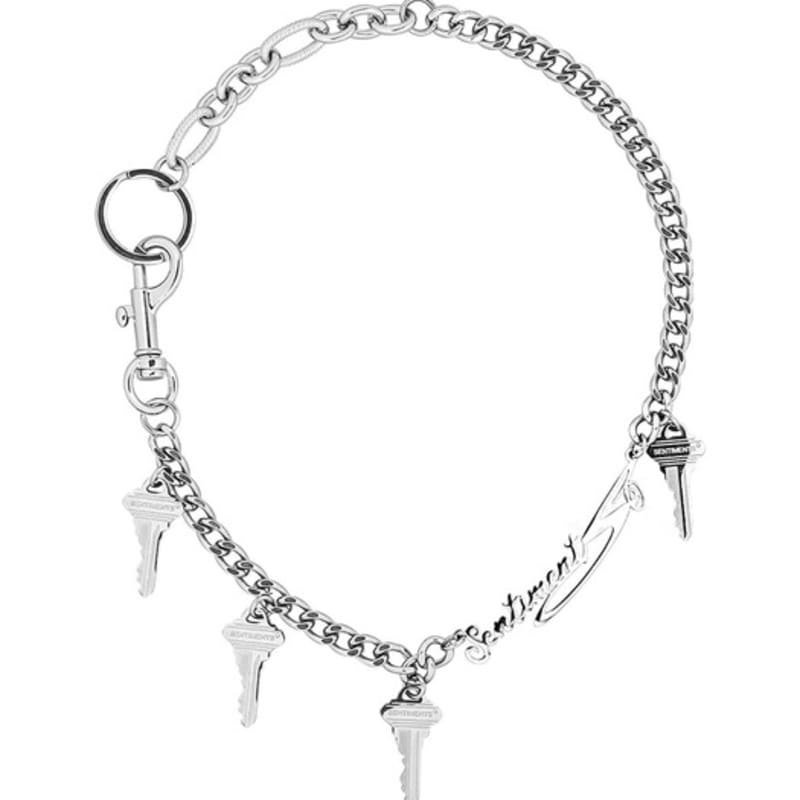 

SENTIMENTS NO.472 [SILVER] KEY X4 NECKLACE SILVER