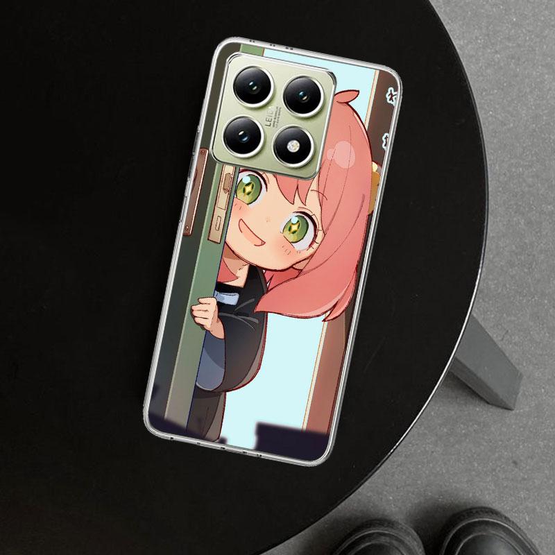 S-Spy Family Anya Phone Case Cover for Xiaomi Redmi Note 15 14 13 12 11 Pro Plus 14S 12S 11S 11T 11E 10S 10 Customized Fundas Re
