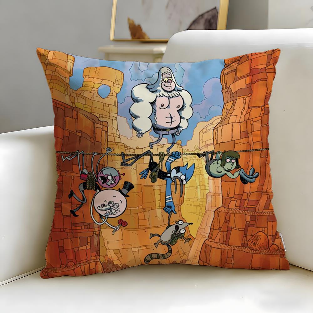 Fashion Rregular Showew Cushion Cover Soft EasyWash Pillow Case Versatile for Couch Bed Travel and Office