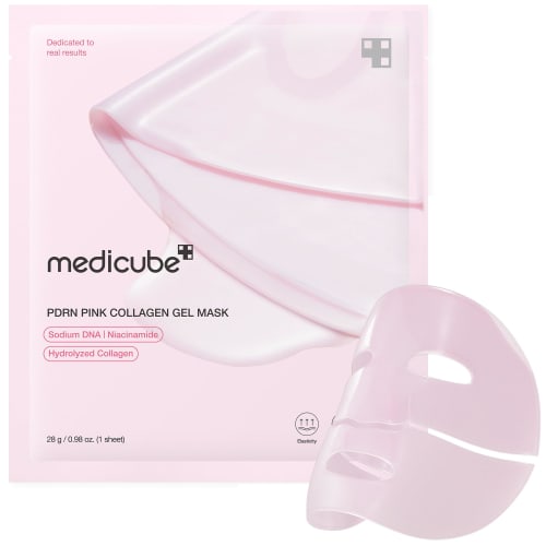 Medicube PDRN pink collagen gel mask 5 pieces acupuncture collagen medicube pdrn pink collagen gel mask 5 ea