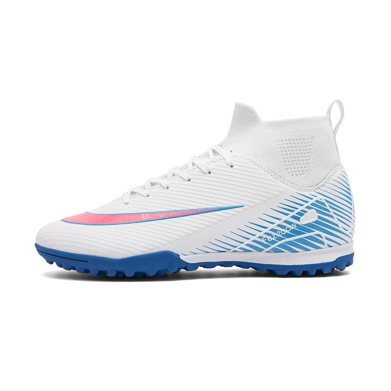Hot-selling high-top adult men's and women's long nails broken nails football shoes outdoor professional student competition training shoes non-slip