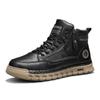 Training Shoes Botas Outdoor Treking Footwear Mens High Top Leather Ankle Boots Comfortable Motorcycle Boots Non Slip Walking