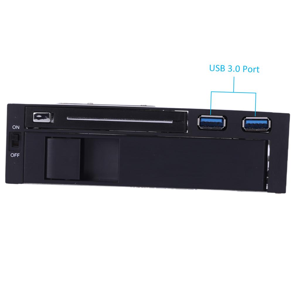 Dual Bay 3.5  + 2.5  Inch SATA III Hard Drive HDD & SSD Tray Caddy Internal Mobile Rack Enclosure Docking Station with