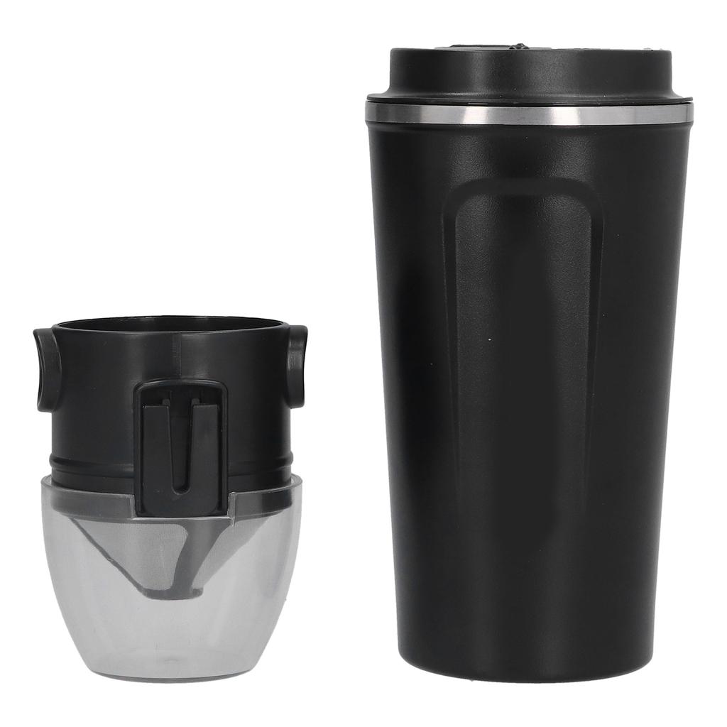 510ML Thermal Coffee Cup Stainless Steel Portable Insulated Coffee Cup Drip Pot for Outdoor Travel