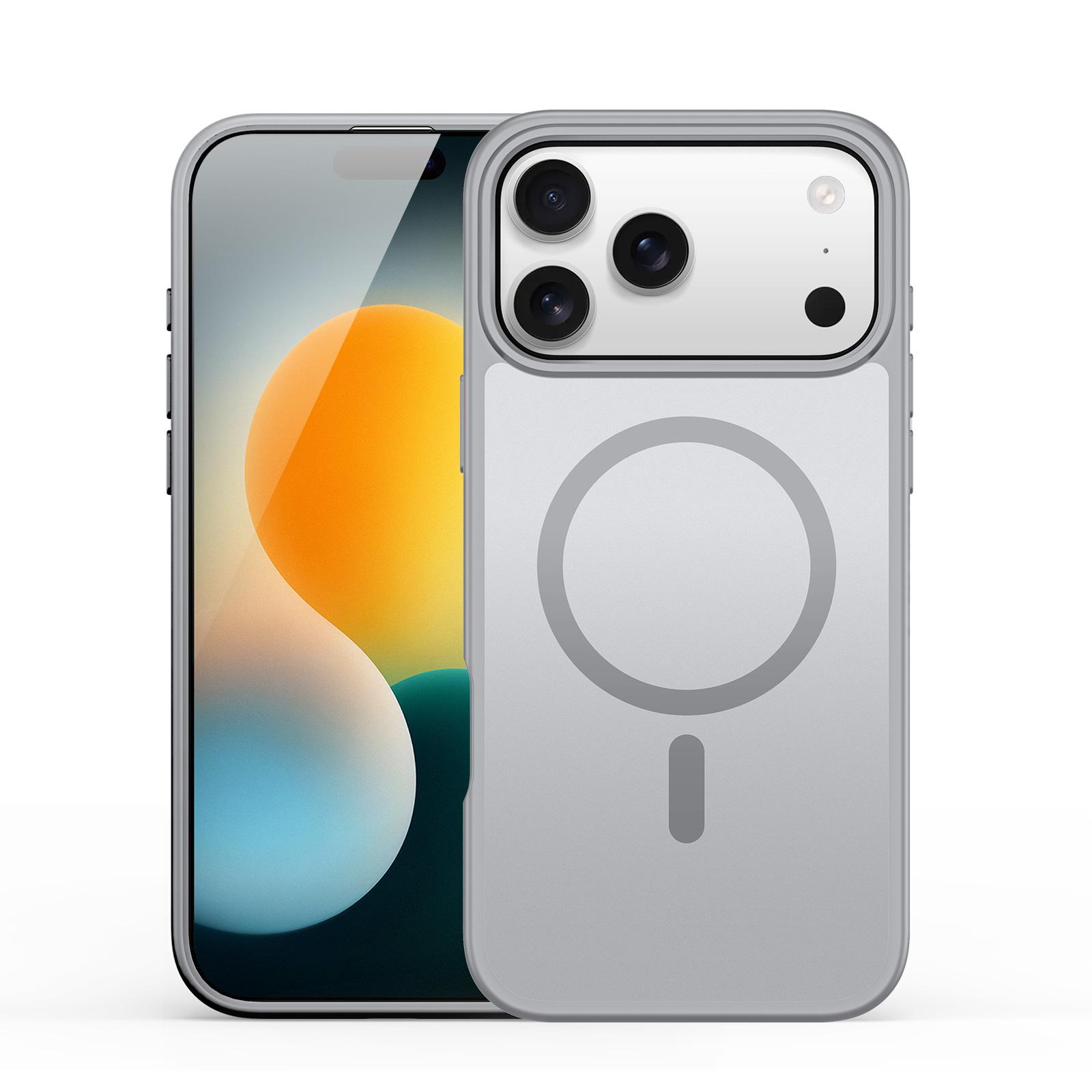 

For iPhone 17 Pro Max Case DUX DUCIS Yind Series PC+TPU Phone Cover Compatible with MagSafe Grey