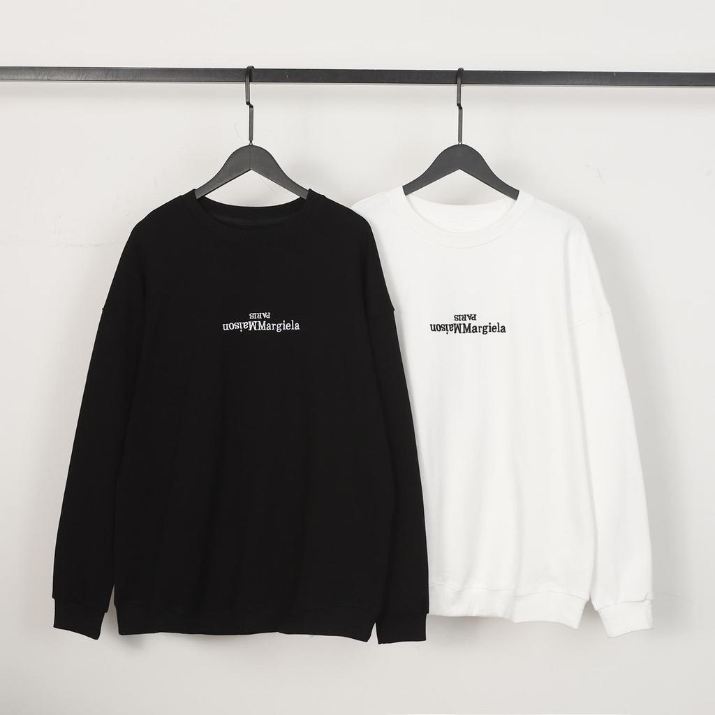 MM6 Maison Margiela Unisex Upside Down Logo Crewneck Sweatshirt - New Autumn Arrival