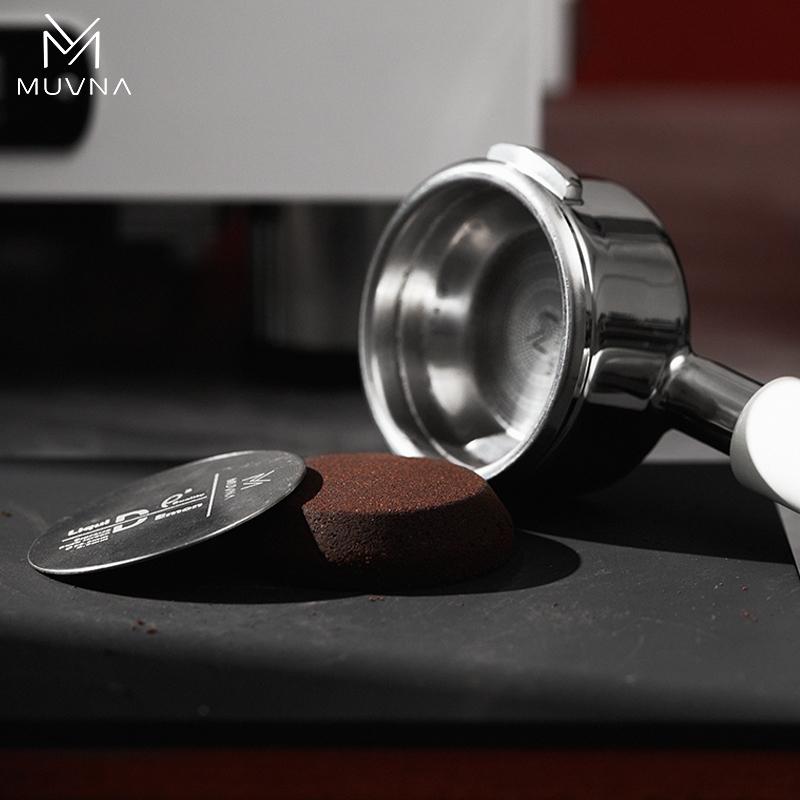 Muvna Ultra-tenký kovový sítko na espresso s více vrstvami Nerezové kávové filtry Pro 51/54/58mm košíček portafilteru