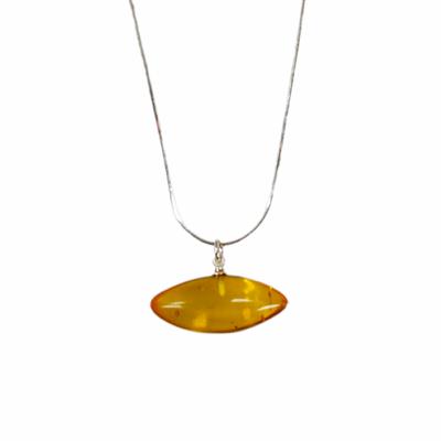 A Necklace In a Modern Form - Baltic Amber Necklace