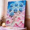 Sunflower Pearl Painting Diy Self-Adhesive Pearl Rose Flower Animal Table Decorative Painting For Friends And Girlfriends Gifts