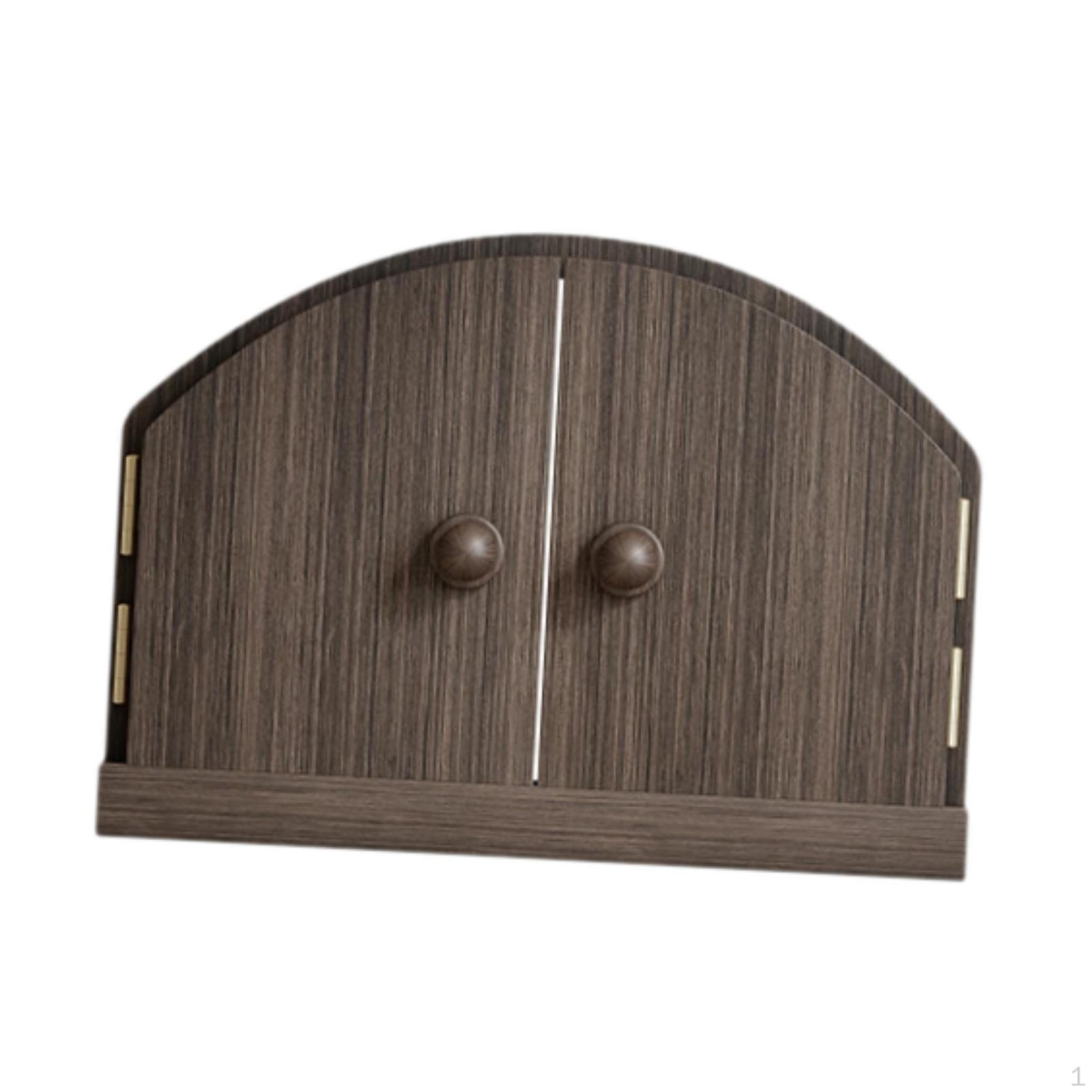 

Wooden Door Outlet Cover Wall Plates Conceals Wallplate Rustic Easy to Install Receptacle
