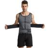 Men's Tummy Tuck Vest Double-Breasted Bodysuit Shapewear Hide Beer Belly Tight Sports Corset for Warm-Up