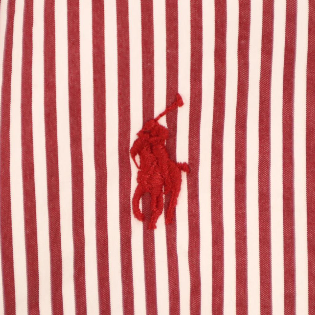 POLO RALPH LAUREN Striped Pattern Long sleeve shirt 4 stretch Women Used
